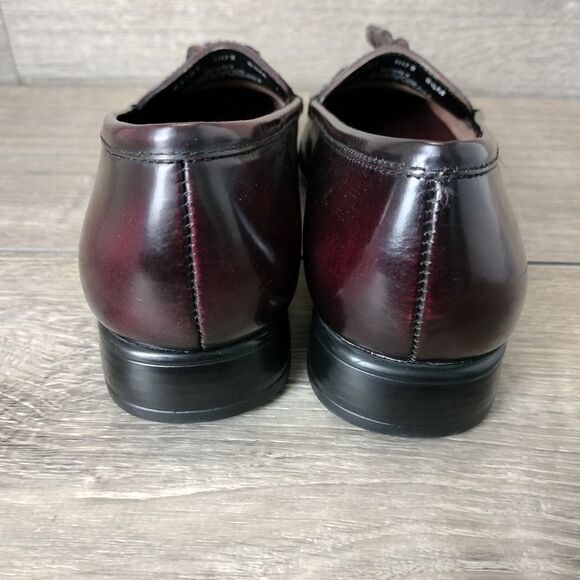 GH Bass Weejun Shoes Women 8.5 Brown Leather Winny Slip On Kiltie Tassled Loafer - Picture 5 of 12